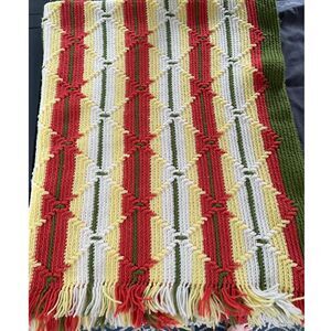 Homemade Afghan with Fringe